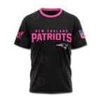 Ne.patriots | Premium .n.f.l. Hope Pink Ribbon 3d Shirt