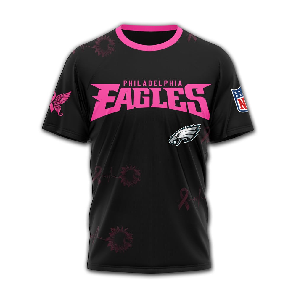P.eagles | Premium .n.f.l. Hope Pink Ribbon 3d Shirt