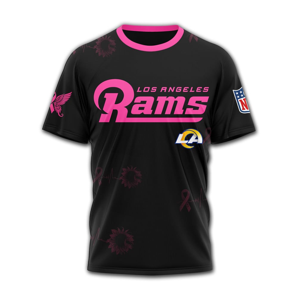 La.rams | Premium .n.f.l. Hope Pink Ribbon 3d Shirt