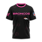 D.broncos | Premium .n.f.l. Hope Pink Ribbon 3d Shirt