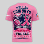 D.cowboys | Premium .n.f.l. Awareness 3d Shirt