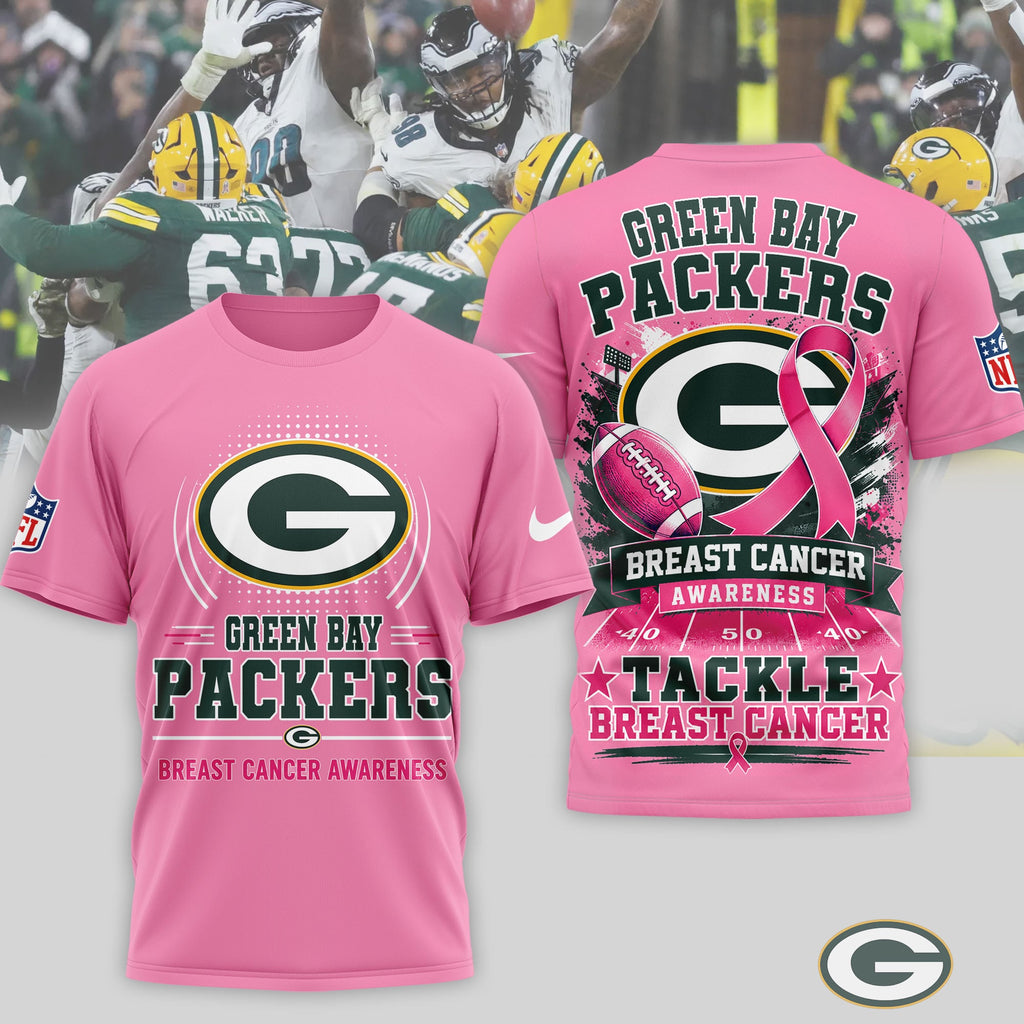 Gb.packers | Premium .n.f.l. Awareness 3d Shirt
