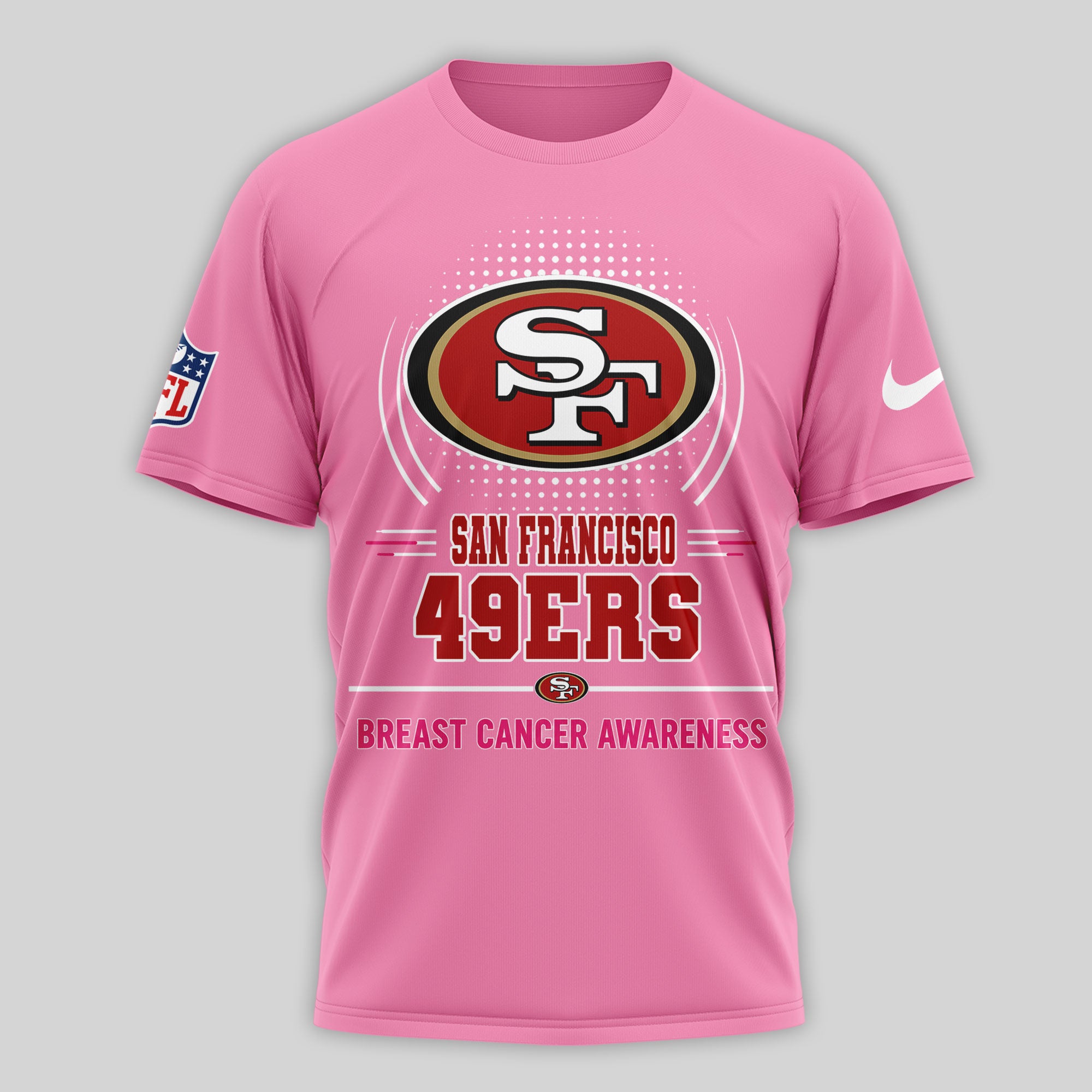 Sf.49ers | Premium .n.f.l. Awareness 3d Shirt
