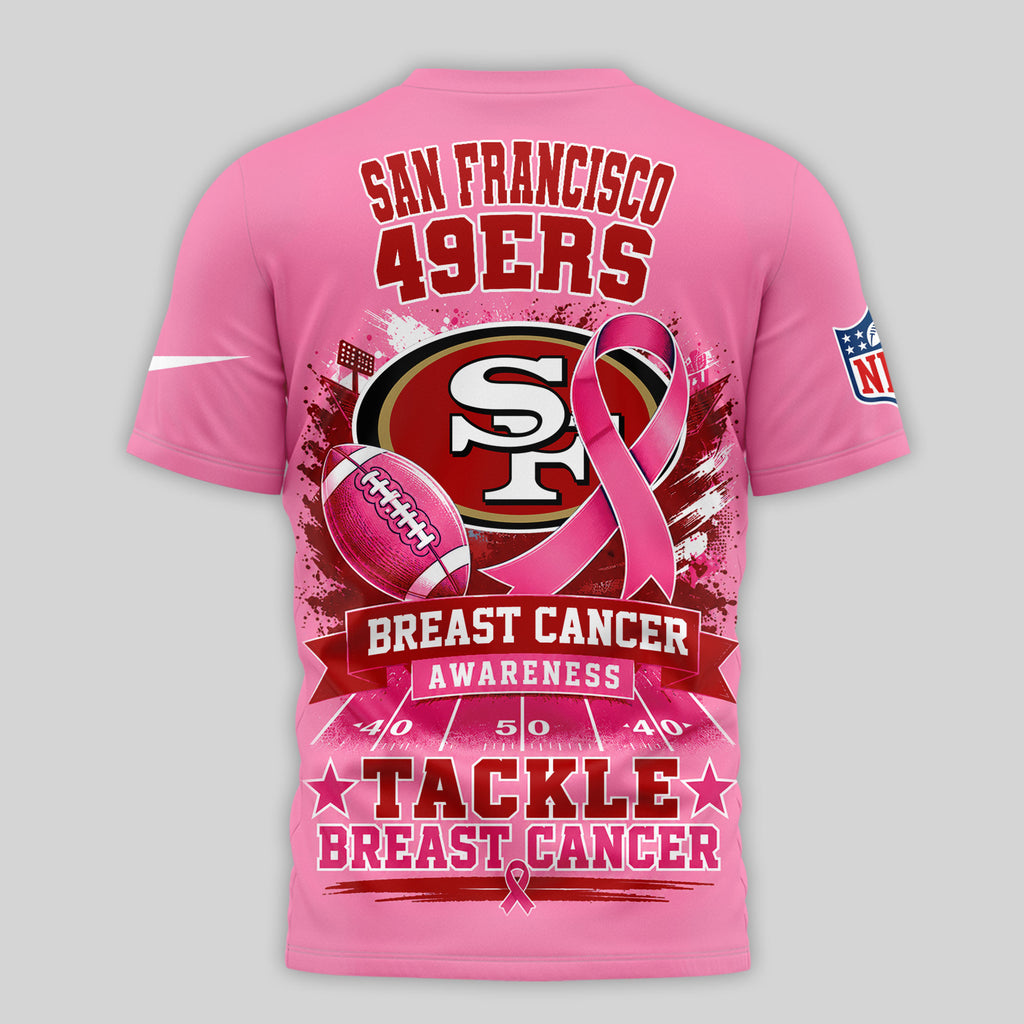 Sf.49ers | Premium .n.f.l. Awareness 3d Shirt