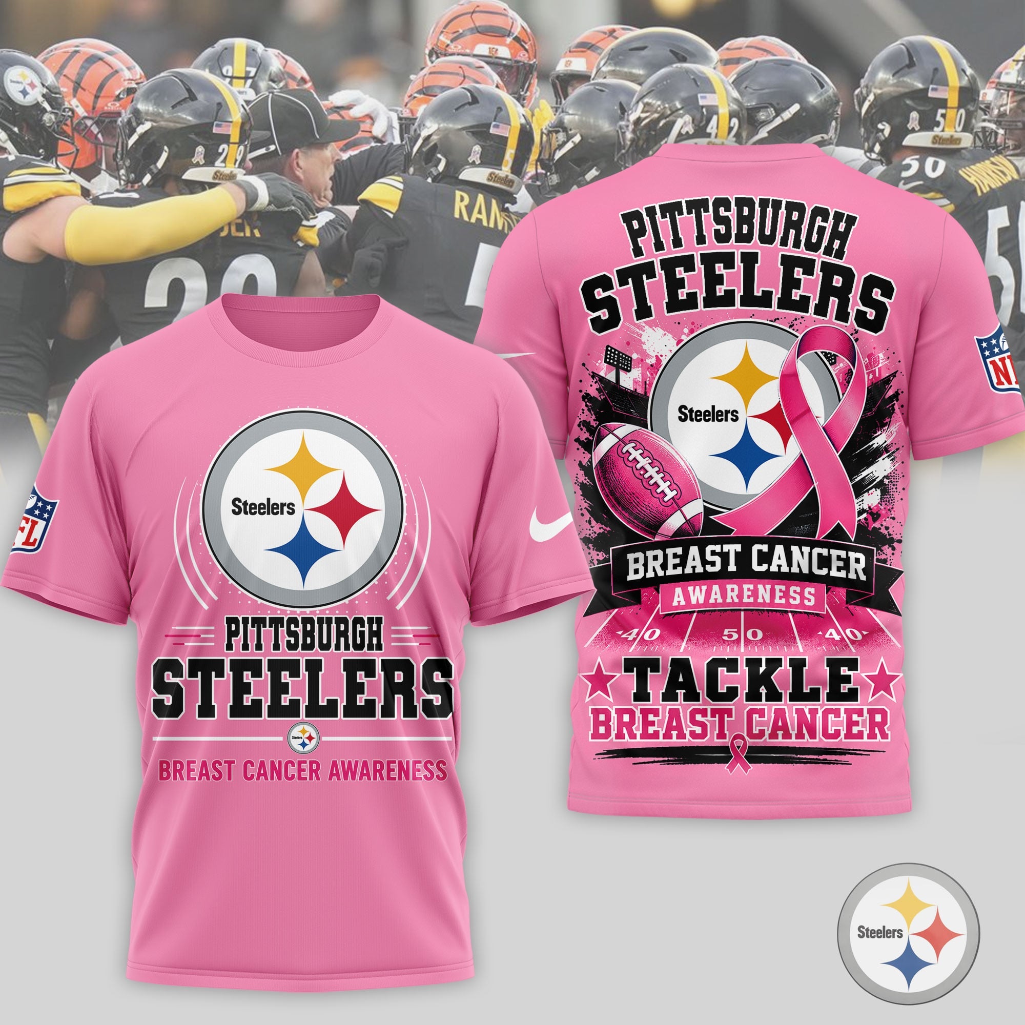 P.steelers | Premium .n.f.l. Awareness 3d Shirt
