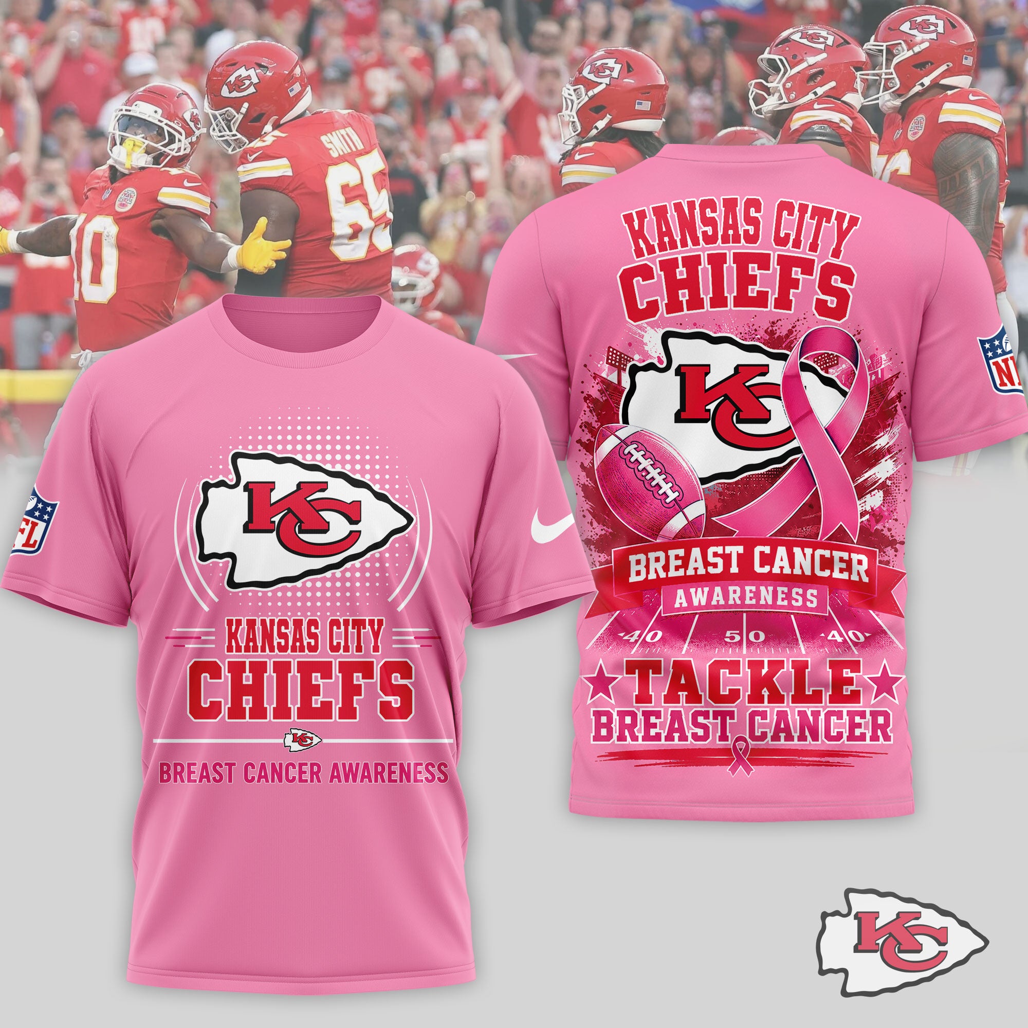 Kc.chiefs | Premium .n.f.l. Awareness 3d Shirt