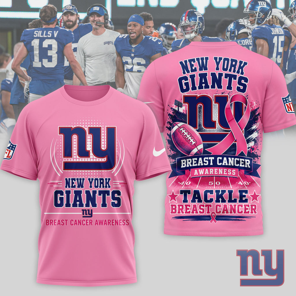 Ny.giants | Premium .n.f.l. Awareness 3d Shirt