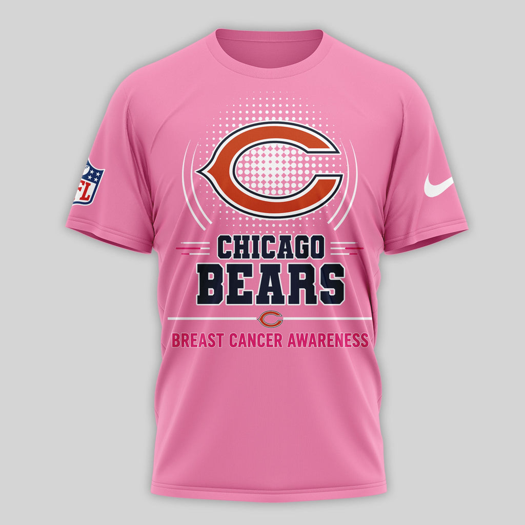 C.bears | Premium .n.f.l. Awareness 3d Shirt