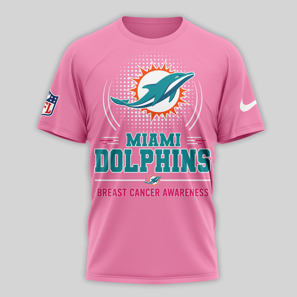 M.dolphins | Premium .n.f.l. Awareness 3d Shirt