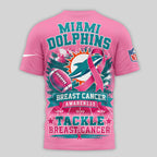 M.dolphins | Premium .n.f.l. Awareness 3d Shirt