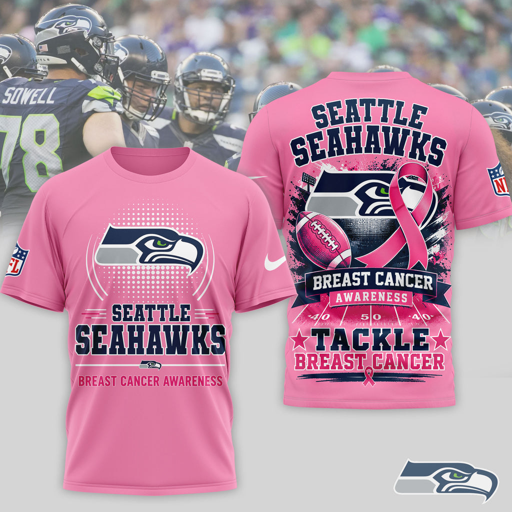 S.seahawks | Premium .n.f.l. Awareness 3d Shirt