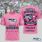 S.seahawks | Premium .n.f.l. Awareness 3d Shirt