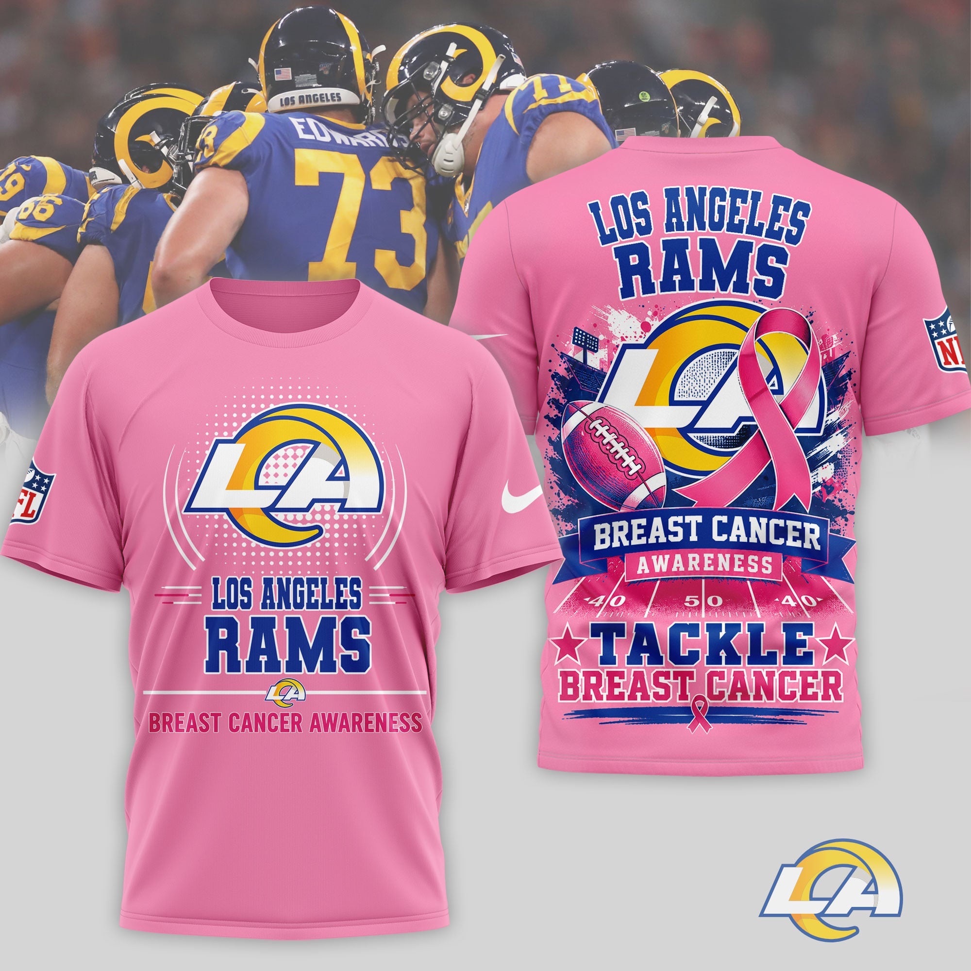 La.rams | Premium .n.f.l. Awareness 3d Shirt
