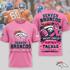 D.broncos | Premium .n.f.l. Awareness 3d Shirt