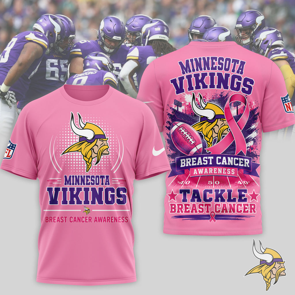 M.vikings | Premium .n.f.l. Awareness 3d Shirt