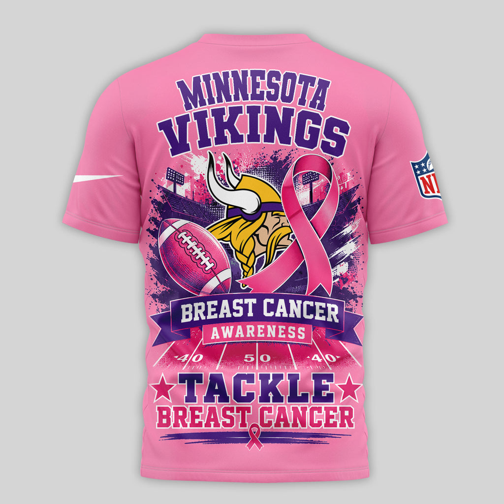 M.vikings | Premium .n.f.l. Awareness 3d Shirt