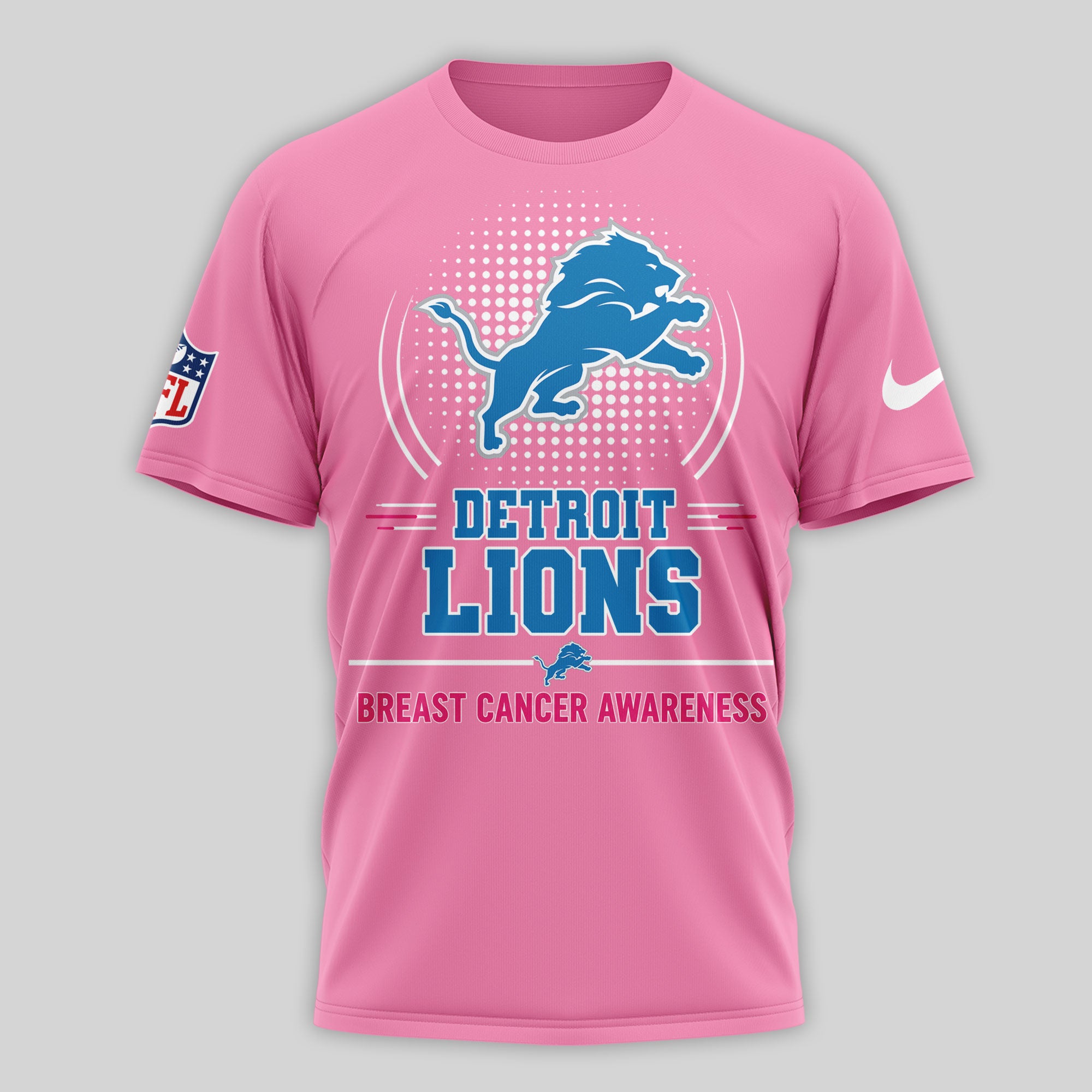 D.lions | Premium .n.f.l. Awareness 3d Shirt