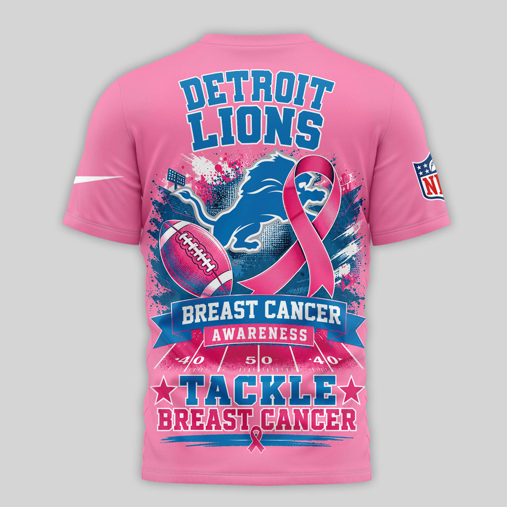 D.lions | Premium .n.f.l. Awareness 3d Shirt