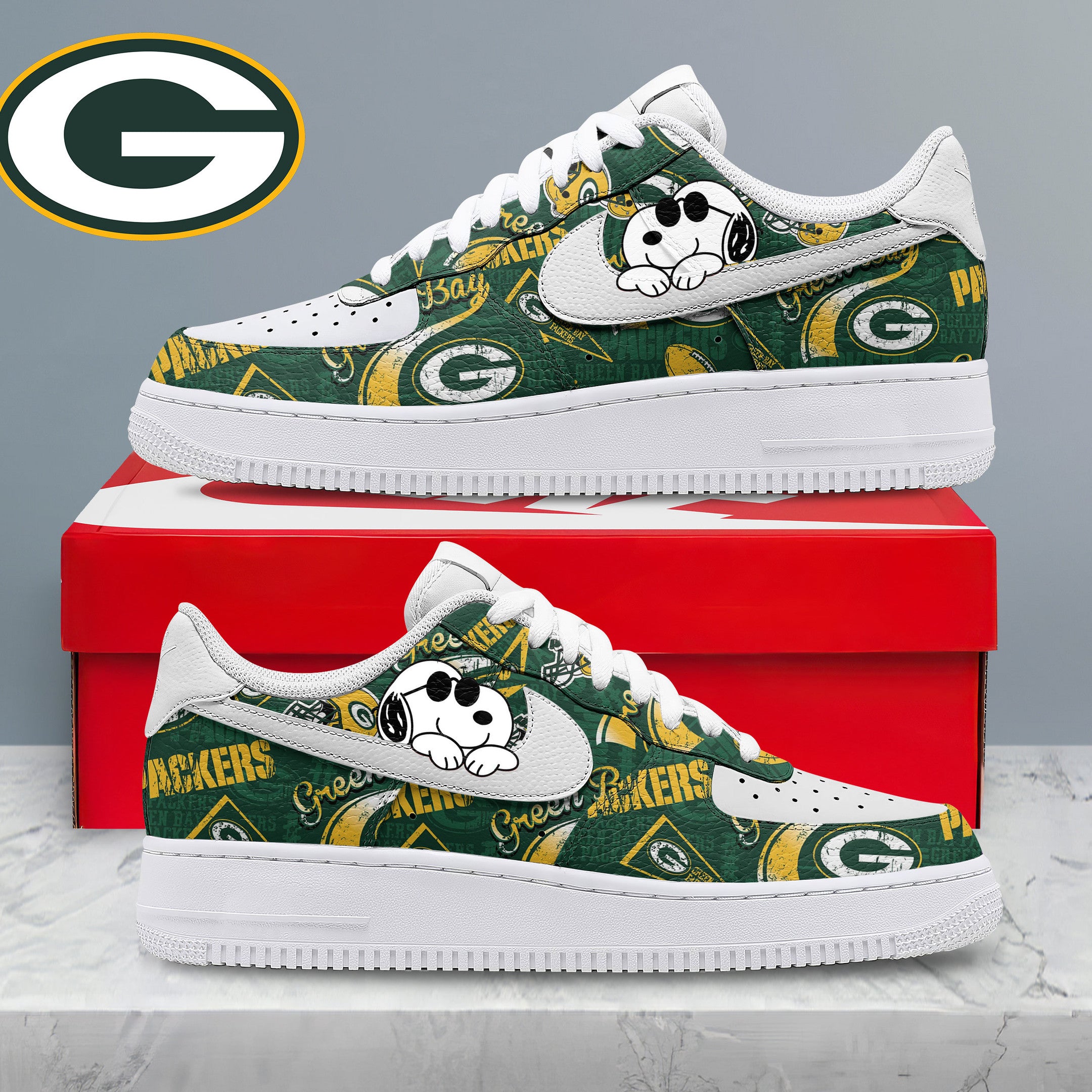 Gb.packers | Premium N.f.l Kickoff Spirit Sneakers Nth1