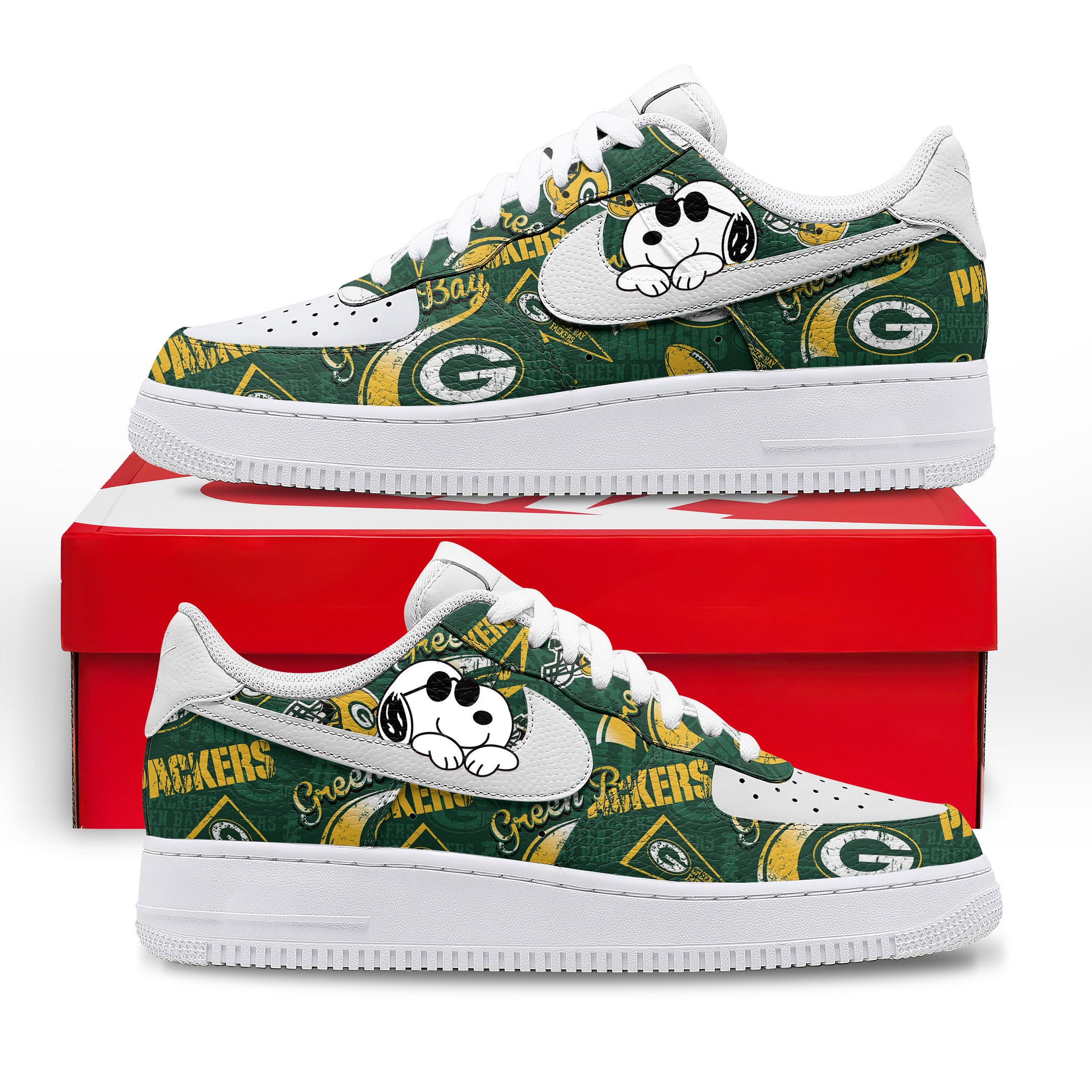 Gb.packers | Premium N.f.l Kickoff Spirit Sneakers Nth1