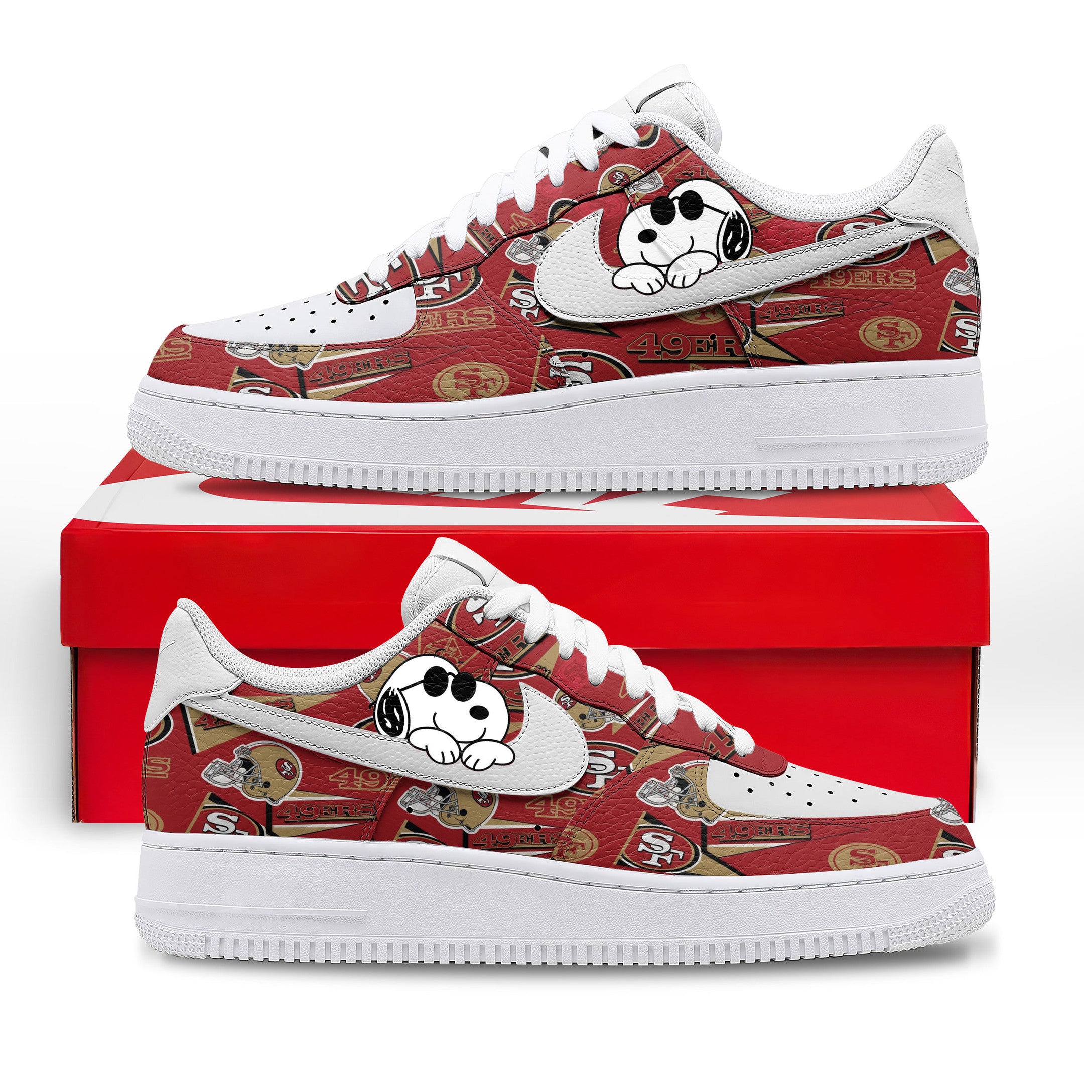 Sf.49ers | Premium N.f.l Kickoff Spirit Sneakers Nth1