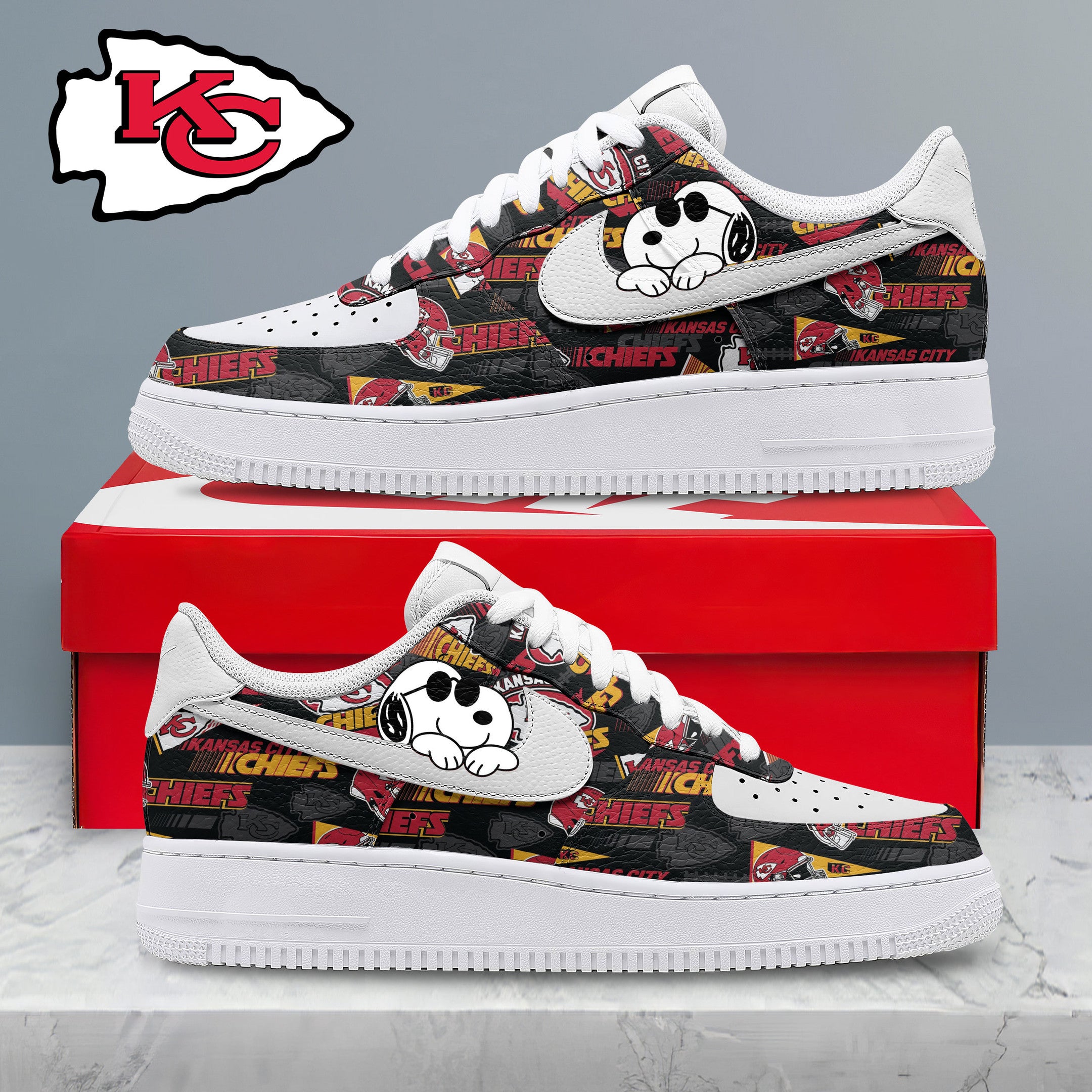 Kc.chiefs | Premium N.f.l Kickoff Spirit Sneakers Nth1