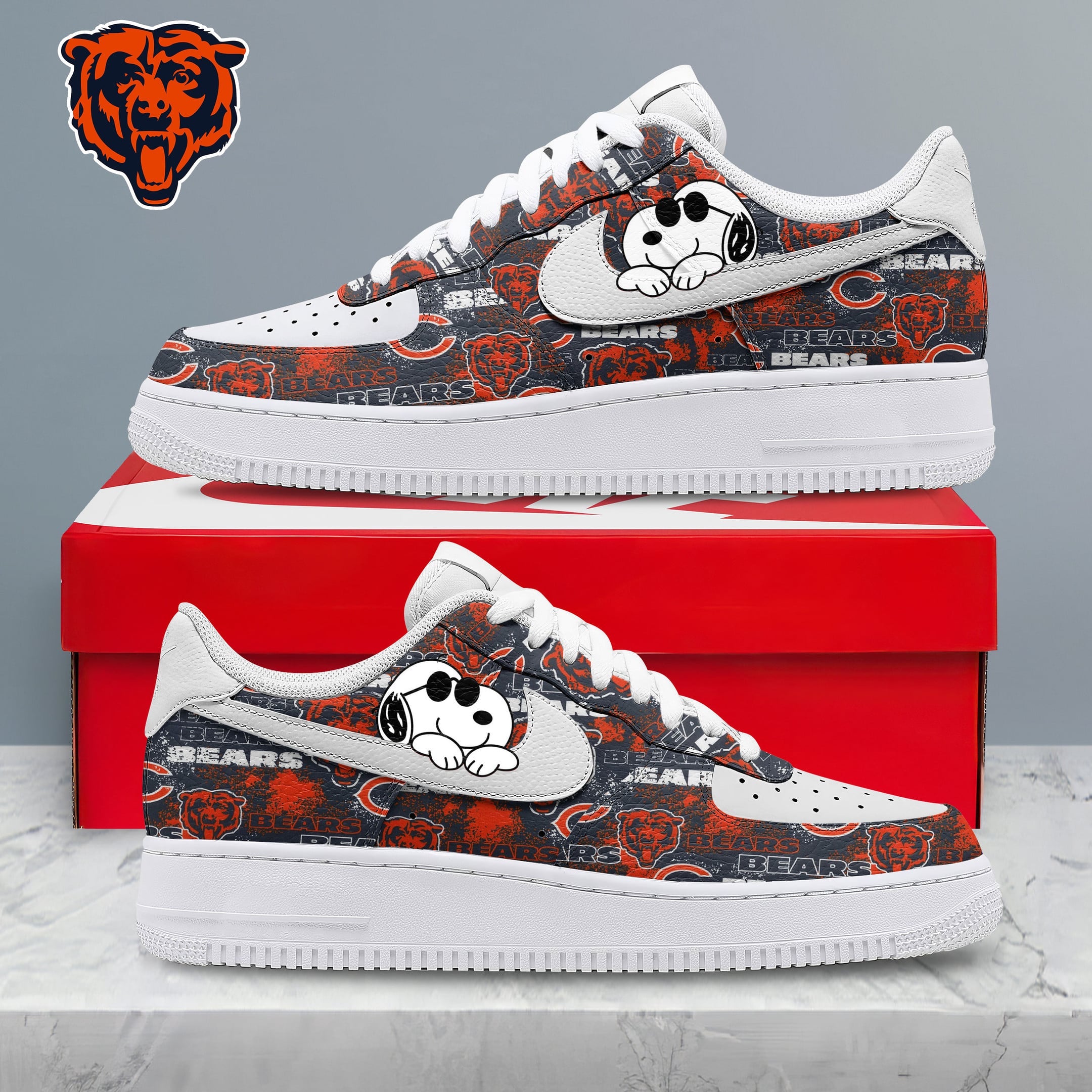 C.bears | Premium N.f.l Kickoff Spirit Sneakers Nth1