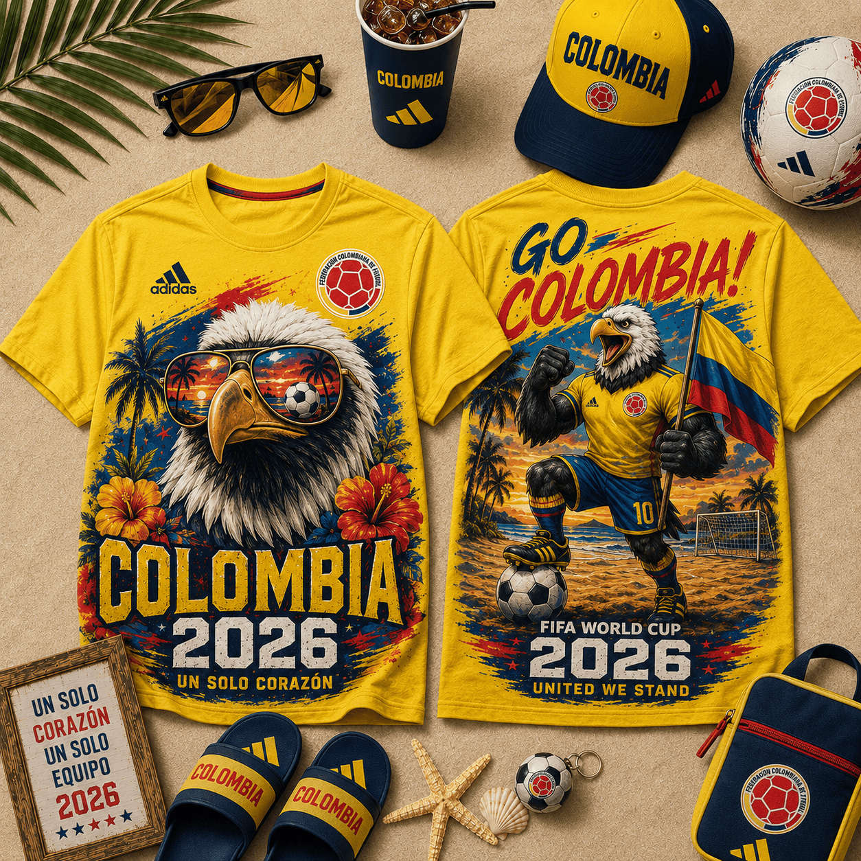 Colombia | Premium WC26 Fan Pride 3D Shirt NY
