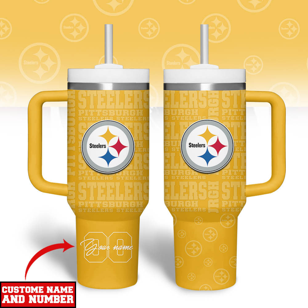 P.steelers | Premium  Team Spirit Custom Tumbler 40oz Nf1