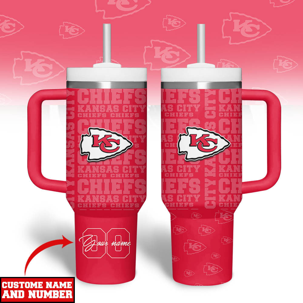 Kc.chiefs | Premium  Team Spirit Custom Tumbler 40oz Nf1