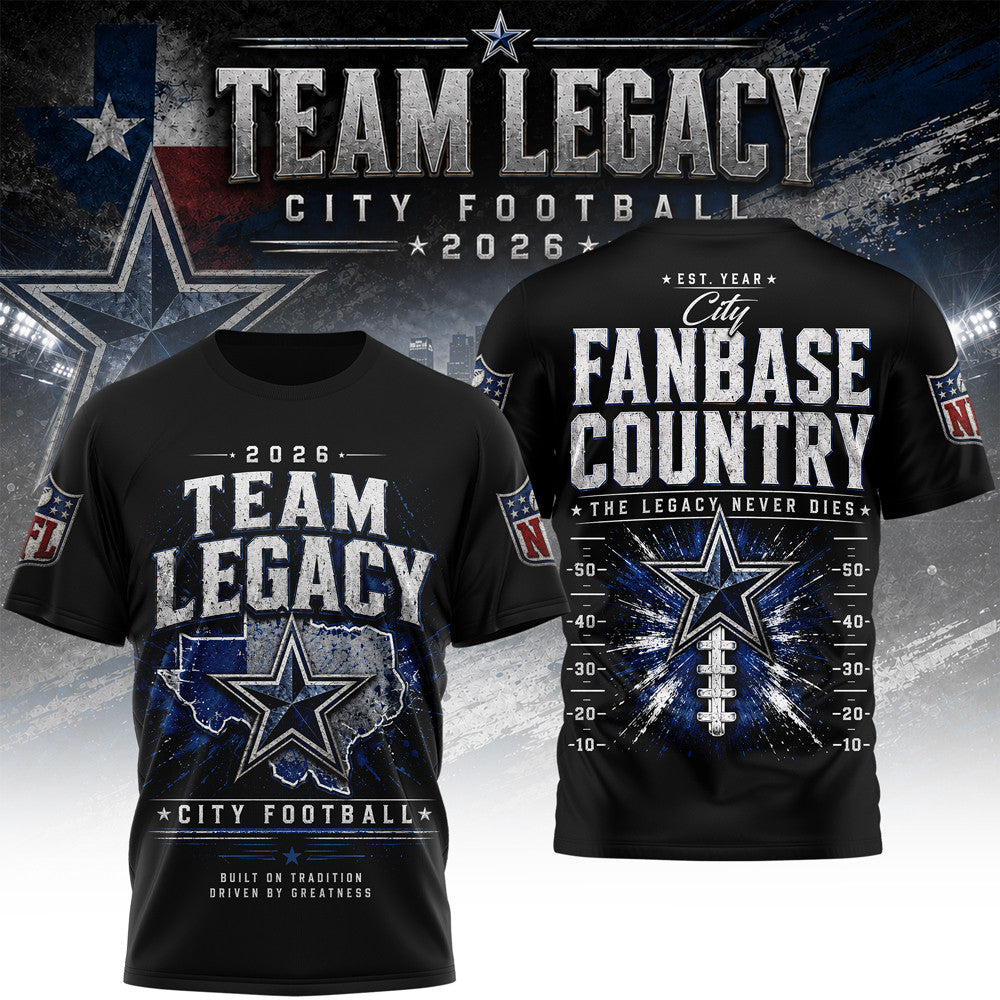 D.cowboys | Premium  Gridiron Dynasty 3d Shirt Nf1
