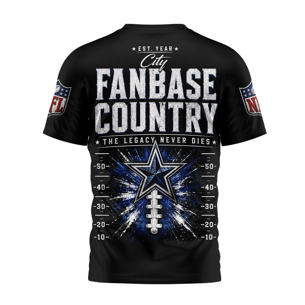D.cowboys | Premium  Gridiron Dynasty 3d Shirt Nf1
