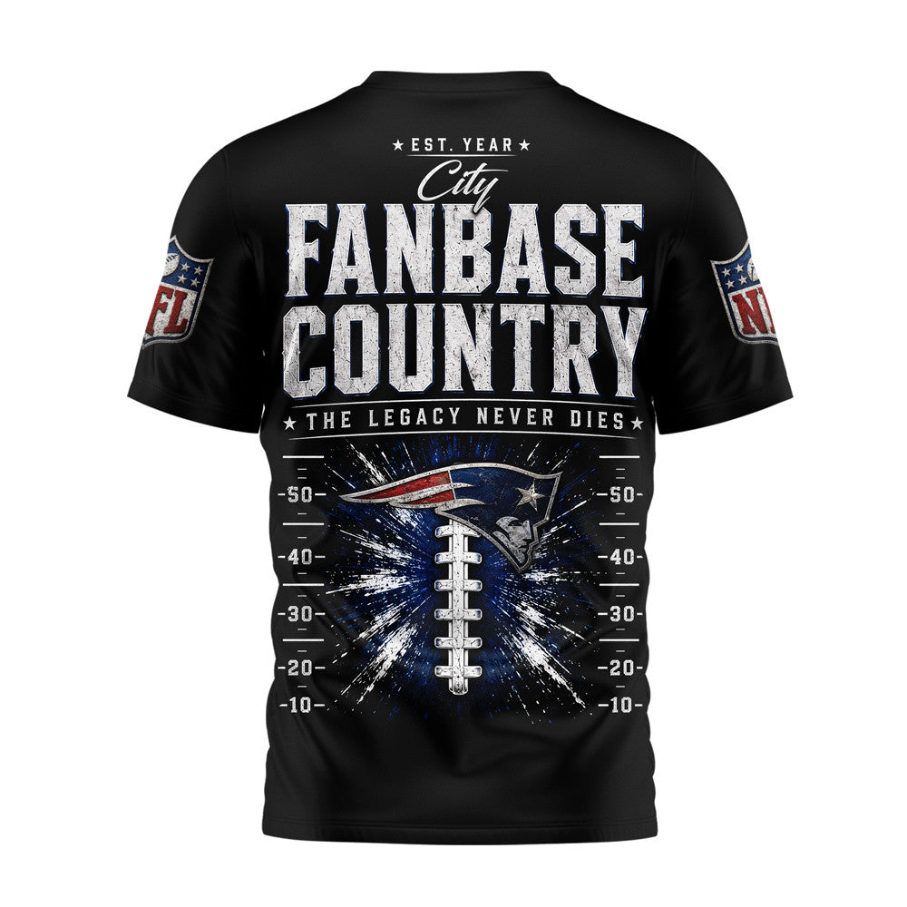 Ne.patriots | Premium  Gridiron Dynasty 3d Shirt Nf1