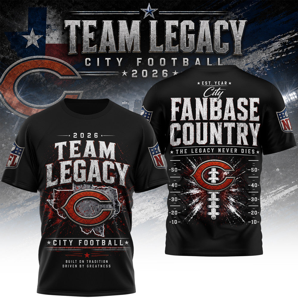 C.bears | Premium  Gridiron Dynasty 3d Shirt Nf1