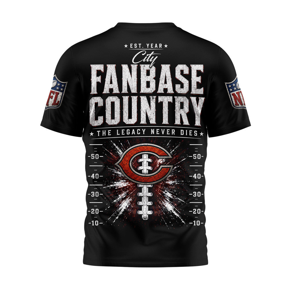 C.bears | Premium  Gridiron Dynasty 3d Shirt Nf1