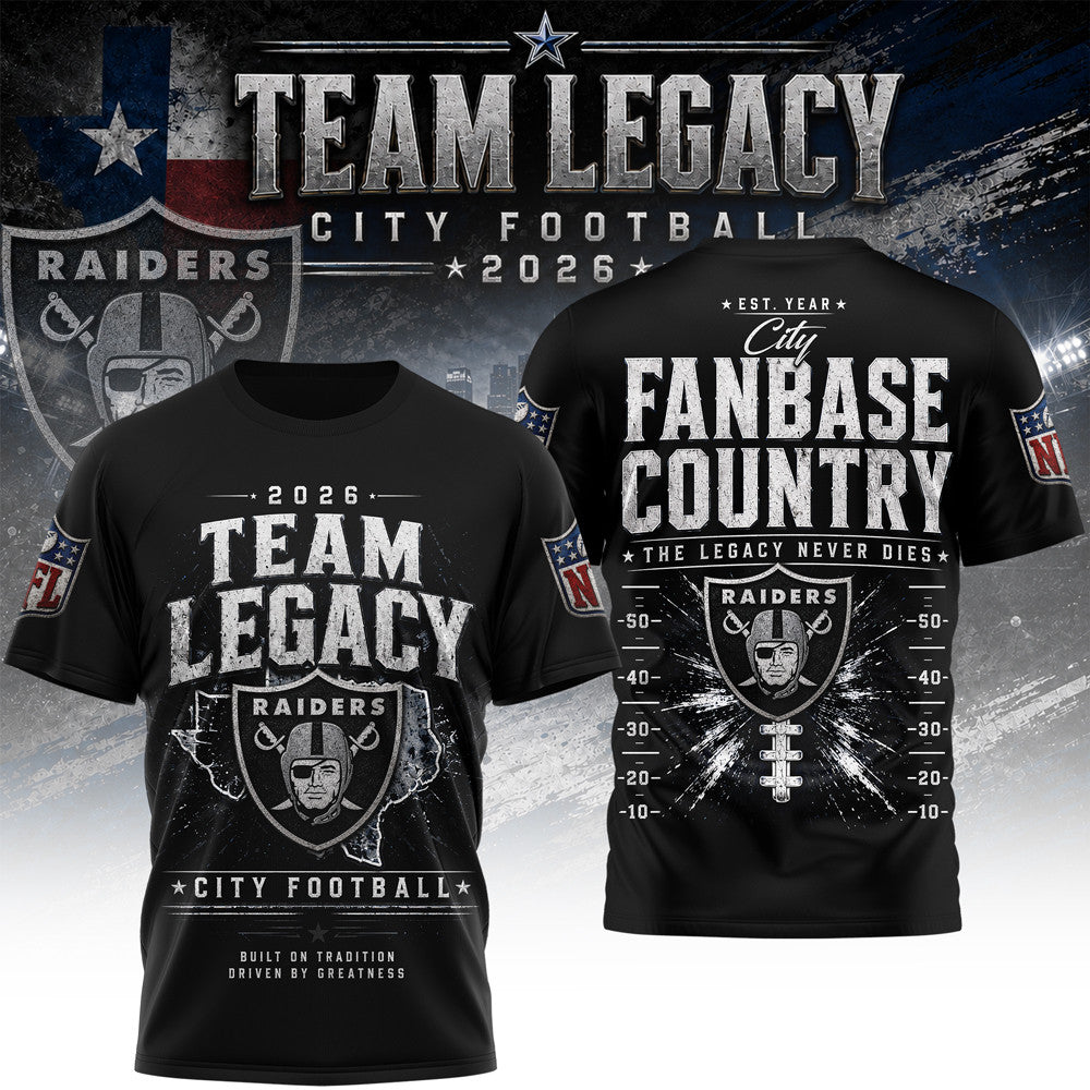 Lv.raiders | Premium  Gridiron Dynasty 3d Shirt Nf1