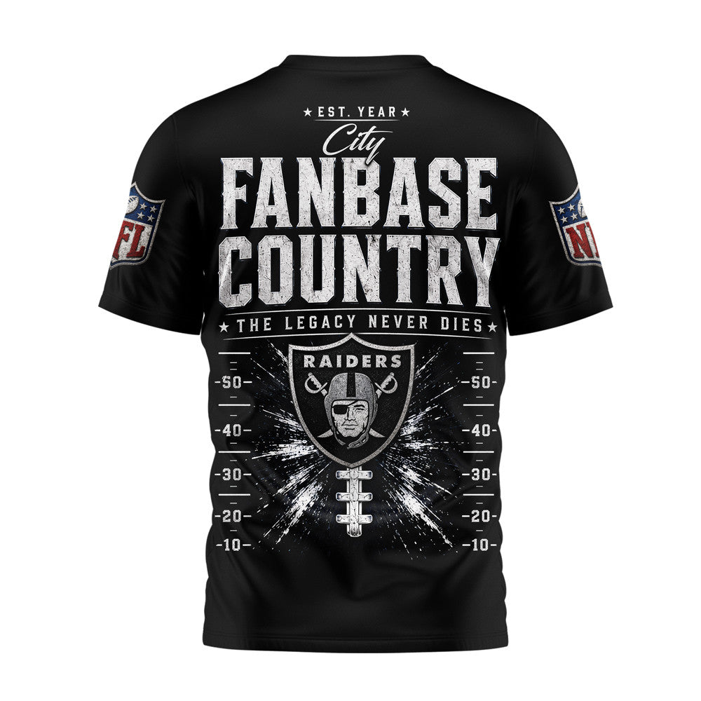 Lv.raiders | Premium  Gridiron Dynasty 3d Shirt Nf1