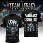 M.dolphins | Premium  Gridiron Dynasty 3d Shirt Nf1