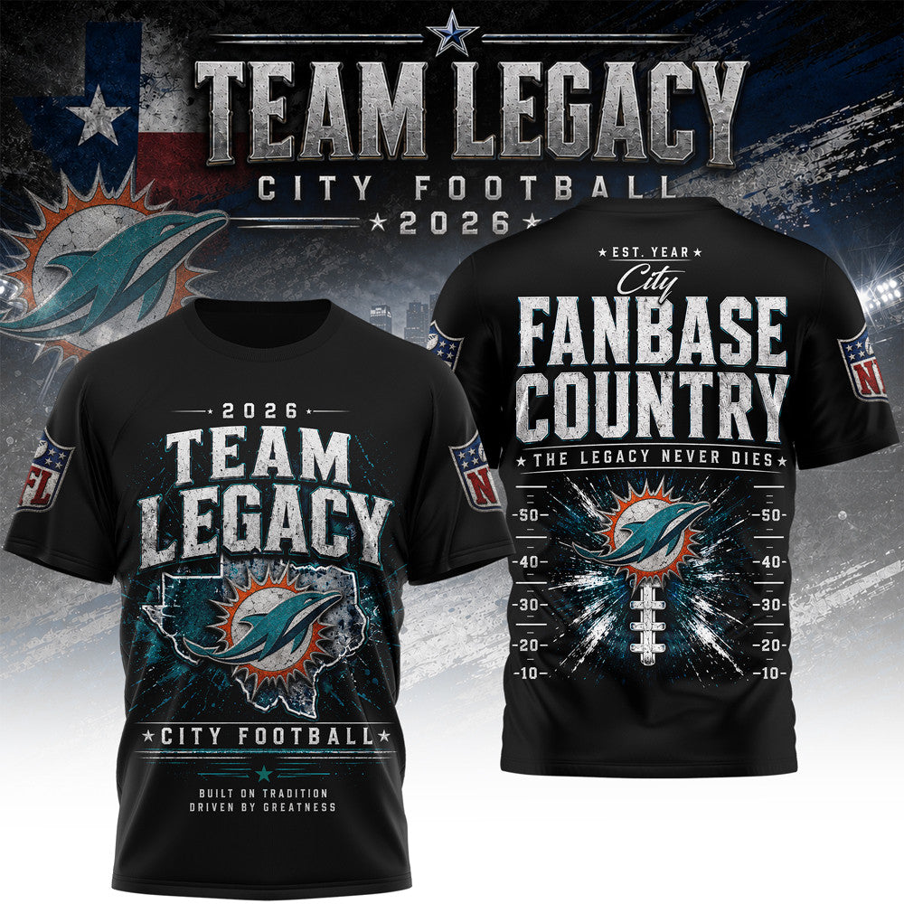 M.dolphins | Premium  Gridiron Dynasty 3d Shirt Nf1