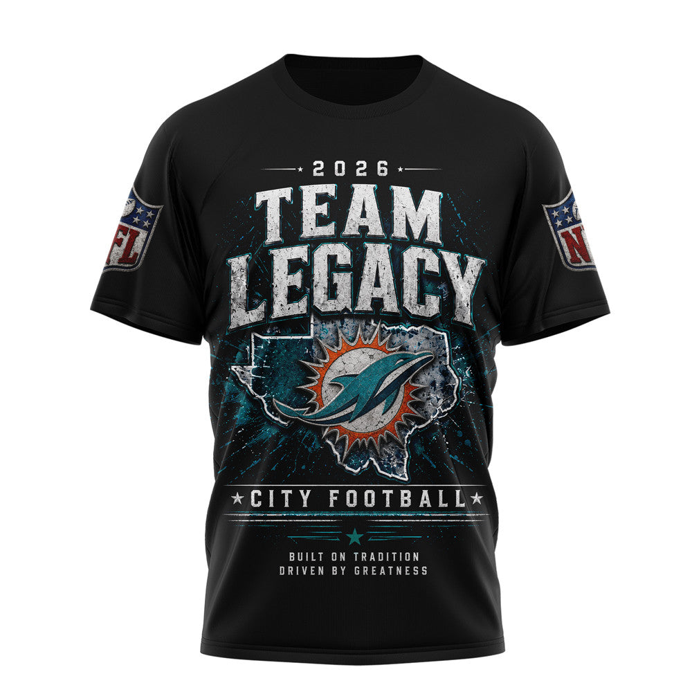 M.dolphins | Premium  Gridiron Dynasty 3d Shirt Nf1