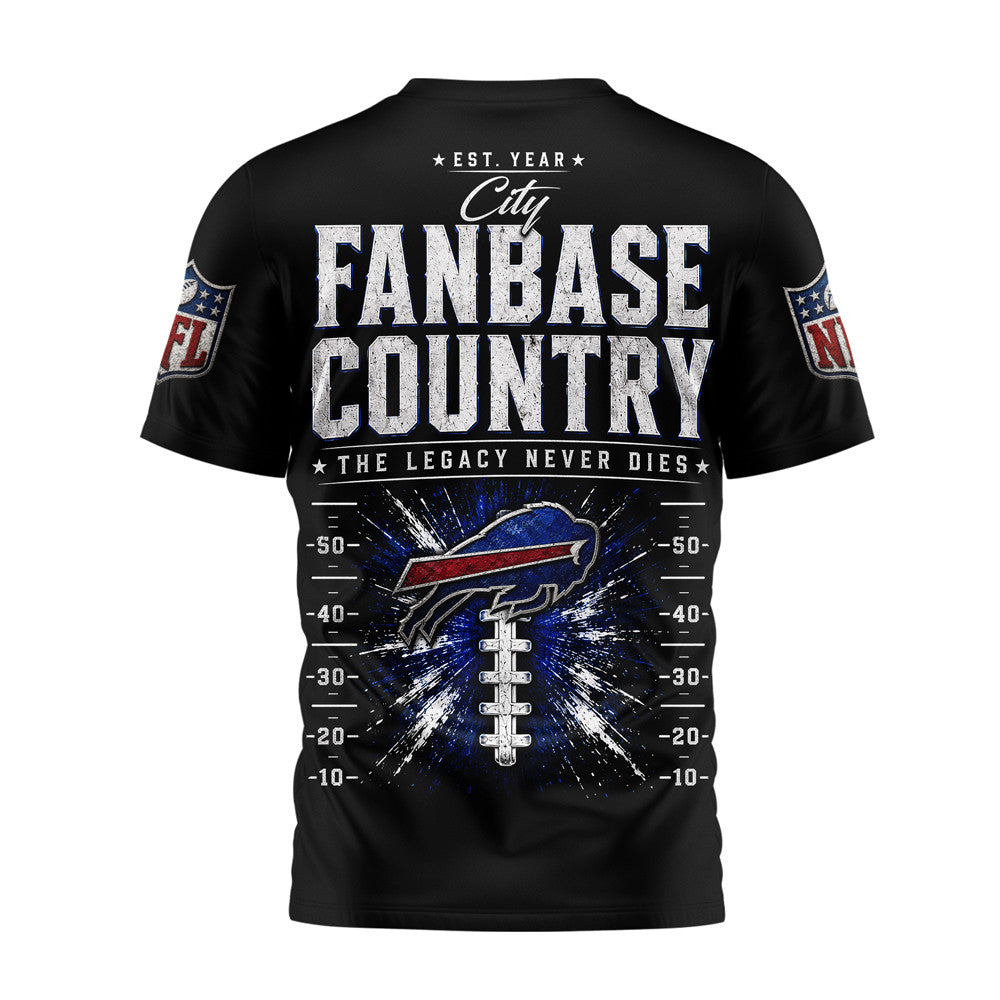 B.bills | Premium  Gridiron Dynasty 3d Shirt Nf1