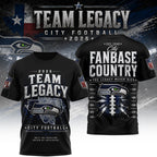S.seahawks | Premium  Gridiron Dynasty 3d Shirt Nf1