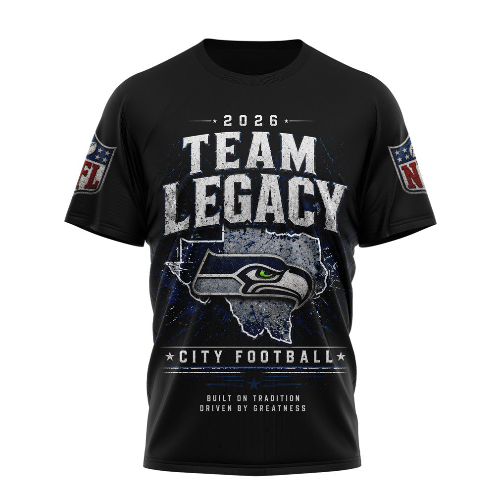S.seahawks | Premium  Gridiron Dynasty 3d Shirt Nf1