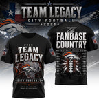 D.broncos | Premium  Gridiron Dynasty 3d Shirt Nf1