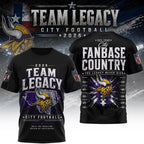 M.vikings | Premium  Gridiron Dynasty 3d Shirt Nf1