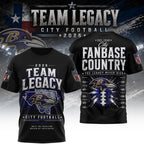 B.ravens | Premium  Gridiron Dynasty 3d Shirt Nf1