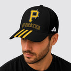 P.pirates | Premium .m.l.b. Signature Triple Stripe Fan Baseball Cap