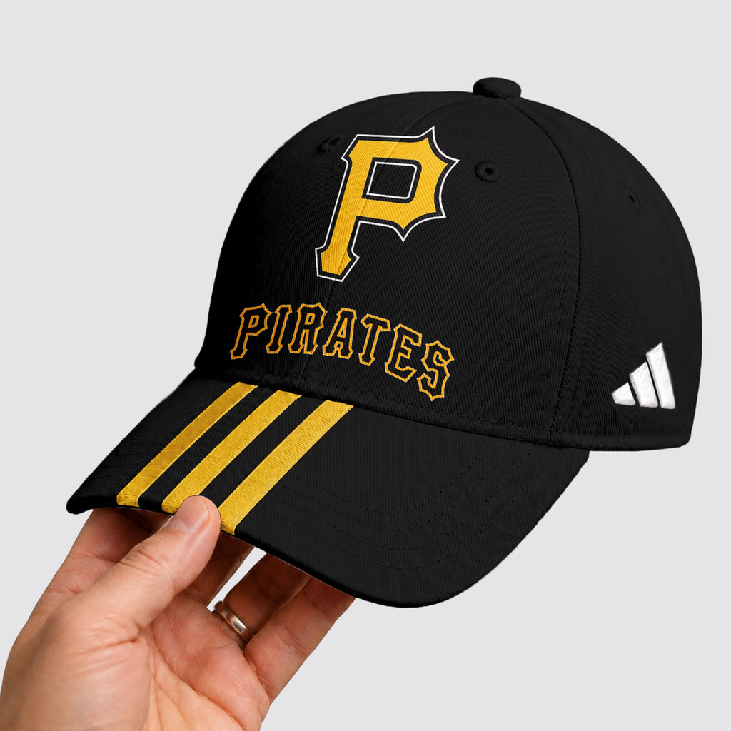 P.pirates | Premium .m.l.b. Signature Triple Stripe Fan Baseball Cap