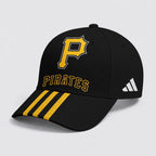 P.pirates | Premium .m.l.b. Signature Triple Stripe Fan Baseball Cap