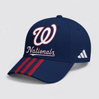 W.nationals | Premium .m.l.b. Signature Triple Stripe Fan Baseball Cap